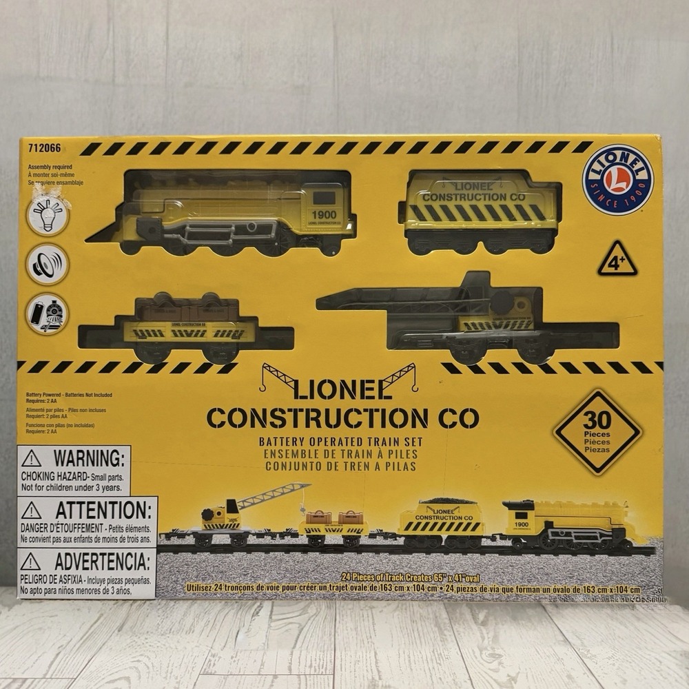 LIONEL‎ - Lionel Construction Battery Operated Mini Train Set (712066)